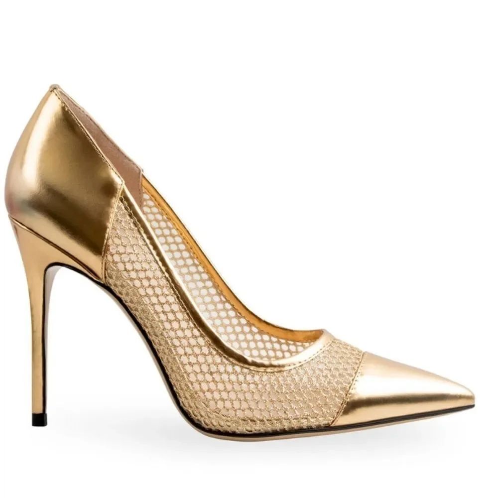 SCHUTZ POINTED TOE HIGH HEEL STILETTO PUMP